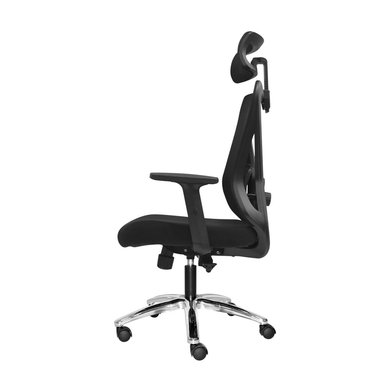 SILLA ERGONÓMICA DOLFIN PRESIDENTE MECANISMO LAB NEGRO CROMADO OFIDEAS - 2