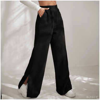 PANTALÓN MUJER ROSUE CORDUROY ELEGANTE - 1