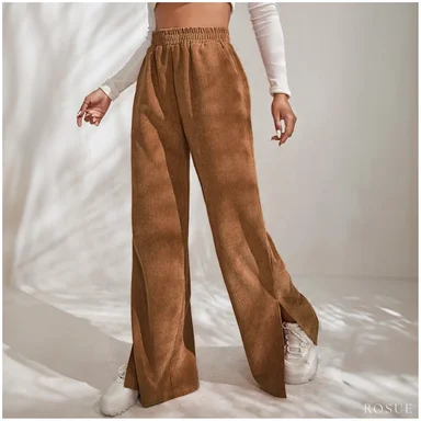 PANTALÓN MUJER ROSUE CORDUROY ELEGANTE - 1