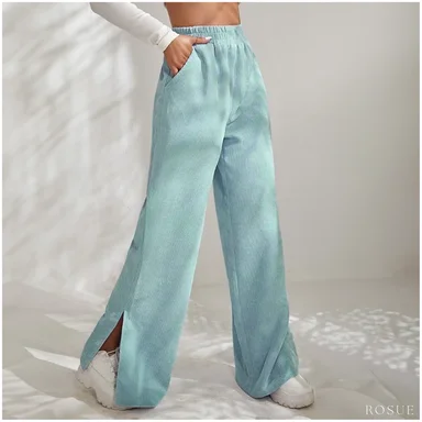 PANTALÓN MUJER ROSUE CORDUROY ELEGANTE - 1