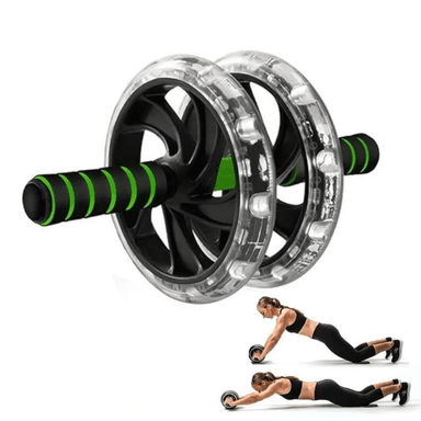 RUEDA ABDOMINAL DE DOBLE RUEDA FITNESS Y ENTRENAMIENTO - 2