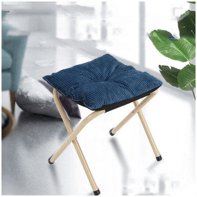 SILLA PLEGABLE CON ASIENTO ACOLCHADO PORTATIL - 2