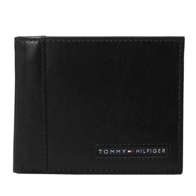 BILLETERA TOMMY HILFIGER PARA HOMBRE DE CUERO CAMBRIDGE PASSCASE - NEGRO - 1