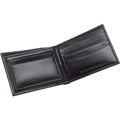 BILLETERA TOMMY HILFIGER PARA HOMBRE DE CUERO CAMBRIDGE PASSCASE - NEGRO - 2