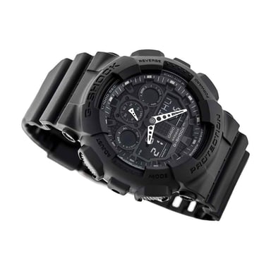 RELOJ CASIO G-SHOCK HOMBRE ANÁLOGO DIGITAL GA100-1A1 ACUÁTICO LUZ AUTOMÁTICA NEGRO - 2