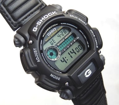 RELOJ CASIO G-SHOCK HOMBRE DIGITAL DW9052V-1 RESISTENTE A IMPACTOS LUZ FONDO ACUÁTICO NEGRO - 2