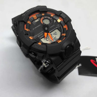 RELOJ CASIO G-SHOCK HOMBRE ANÁLOGO DIGITAL GBA800SF-1A BLUETOOTH LUZ AUTOMÁTICA ACUÁTICO NEGRO NARANJA - 2