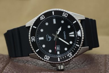 RELOJ CASIO HOMBRE ANÁLOGO MDV-106-1AV DURO MARLIN FECHA ACUÁTICO CORREA DIAL NEGRO ACERO INOXIDABLE RESINA - 4