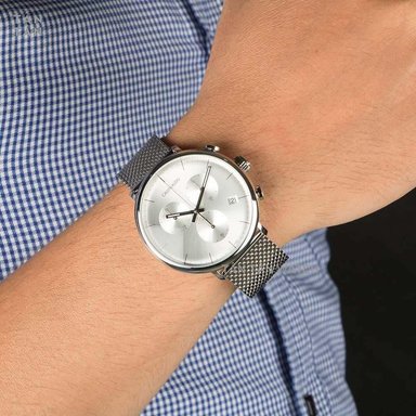 RELOJ CALVIN KLEIN HOMBRE ANÁLOGO K8M27126 HIGH NOON SUIZO PLATEADO ACERO INOXIDABLE - 3