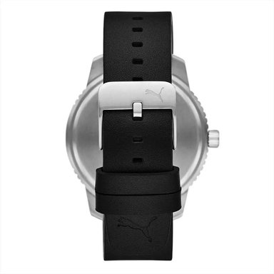 RELOJ PUMA HOMBRE ANÁLOGO P5081 ULTRAFRESH CORREA NEGRO ACERO INOXIDABLE CUERO - 3