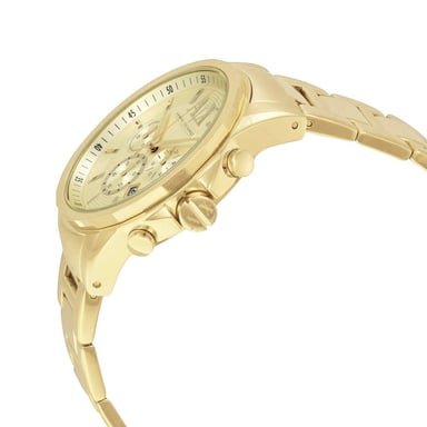 RELOJ ARMANI EXCHANGE HOMBRE ANÁLOGO AX2099 OUTERBANKS FECHA CRONOMETRO DORADO ACERO INOXIDABLE - 3