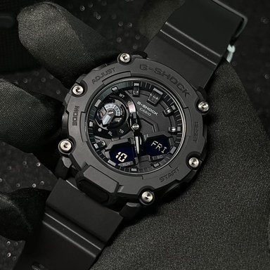 RELOJ CASIO G-SHOCK CARBON CORE GA2200BB-1A HOMBRE DIGITAL ANÁLOGO LUZ LED RESINA NEGRO - 2