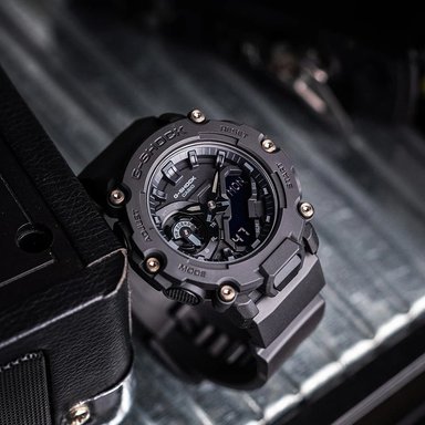 RELOJ CASIO G-SHOCK CARBON CORE GA2200BB-1A HOMBRE DIGITAL ANÁLOGO LUZ LED RESINA NEGRO - 3