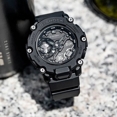 RELOJ CASIO G-SHOCK CARBON CORE GA2200BB-1A HOMBRE DIGITAL ANÁLOGO LUZ LED RESINA NEGRO - 5