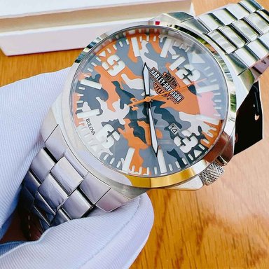 RELOJ BULOVA HARLEY DAVIDSON 76B190 EDICION LIMITADA ACERO INOXIDABLE DIAL CAMUFLADO - 3