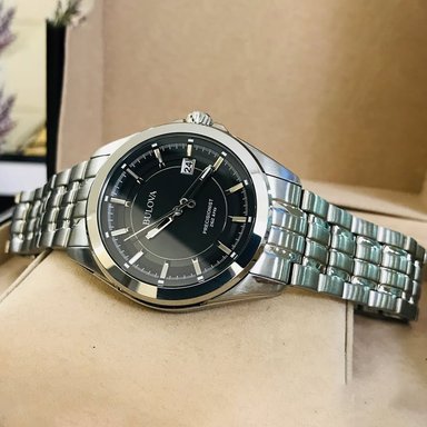 RELOJ HOMBRE ANÁLOGO BULOVA PRECISIONIST 96B252 ULTRA ALTA FRECUENCIA FECHA ACERO INOXIDABLE DIAL NEGRO - 3