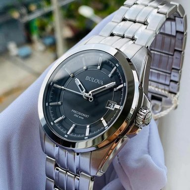 RELOJ HOMBRE ANÁLOGO BULOVA PRECISIONIST 96B252 ULTRA ALTA FRECUENCIA FECHA ACERO INOXIDABLE DIAL NEGRO - 4