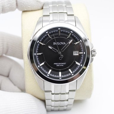 RELOJ HOMBRE ANÁLOGO BULOVA PRECISIONIST 96B252 ULTRA ALTA FRECUENCIA FECHA ACERO INOXIDABLE DIAL NEGRO - 5