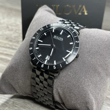 RELOJ HOMBRE ANÁLOGO BULOVA ACCUTRON II 98B218 ULTRA ALTA FRECUENCIA FECHA ACERO INOXIDABLE NEGRO - 3