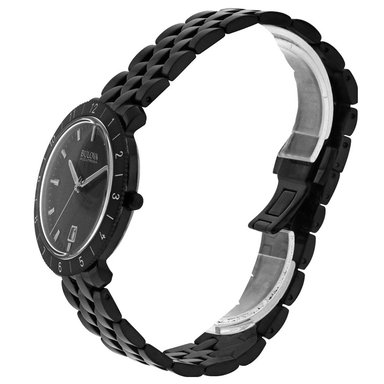 RELOJ HOMBRE ANÁLOGO BULOVA ACCUTRON II 98B218 ULTRA ALTA FRECUENCIA FECHA ACERO INOXIDABLE NEGRO - 4