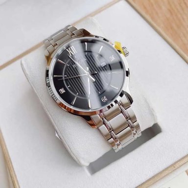 RELOJ BULOVA 96D141 HOMBRE ANÁLOGO FECHA ACERO INOXIDABLE DIAL NEGRO - 5