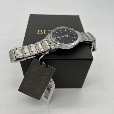 RELOJ BULOVA 96D141 HOMBRE ANÁLOGO FECHA ACERO INOXIDABLE DIAL NEGRO - 7
