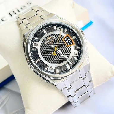 RELOJ HOMBRE ANÁLOGO BULOVA HARLEY DAVIDSON 76B180 EDICION LIMITADA FECHA ACERO INOXIDABLE - 3