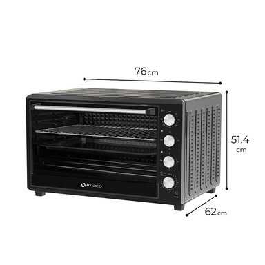 HORNO ELÉCTRICO 88 LITROS C/ROSTICERO HEB88R IMACO - 5