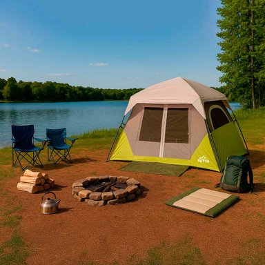 CARPA INSTANTÁNEA QUICKCAMP 6P IMPERMEABLE 3000 MM - 2