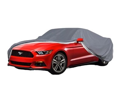 COBERTOR FUNDA PARA AUTO IMPERMEABLE GRIS XL - 2