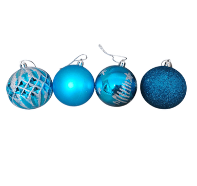 BOLAS NAVIDEÑAS DE NAVIDAD 24 UND AZUL - 3