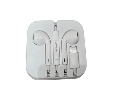 AUDIFONOS CON MICRO PARA IPHONE CON CABLE LIGHTNING TRANYOO - 2