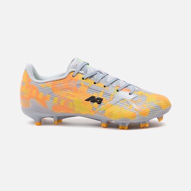 ZAPATILLAS NEW ATHLETIC FOOTBALL SLABS74 GRIS CON NARANJA JUVENIL - 2