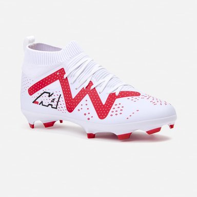 ZAPATILLAS HOMBRE NEW ATHLETIC FOOTBALL BLANCO NACAFUT0095A0106 SLABS95 CON ROJO - 1
