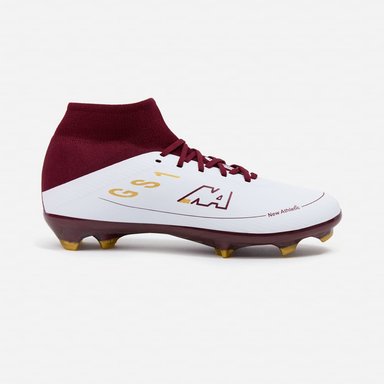 ZAPATILLAS NEW ATHLETIC FOOTBALL GUETS129 BLANCO CON VINO JUVENIL - 2