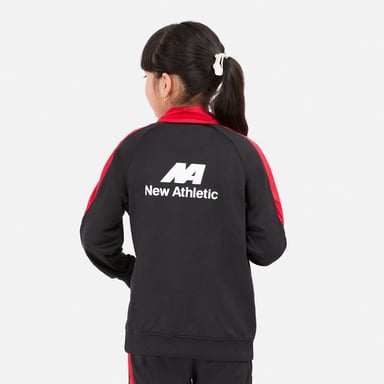 CASACA CHANKAS KIDS NEGRO CON ROJO UNISEX - 2