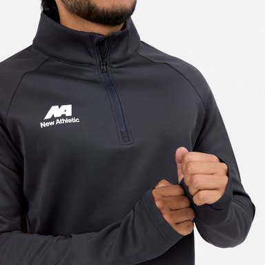 BUZO CONJUNTO NEW ATHLETIC REFLEX45 PLOMO CON ROJO HOMBRE - 6