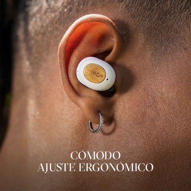 AUDÍFONOS BLUETOOTH HOUSE OF MARLEY CHAMPION 2 CREAM - 6
