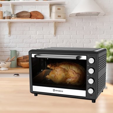 HORNO IMACO ELÉCTRICO CON ROSTICERO HEB60R 66LTS GRIS - 7