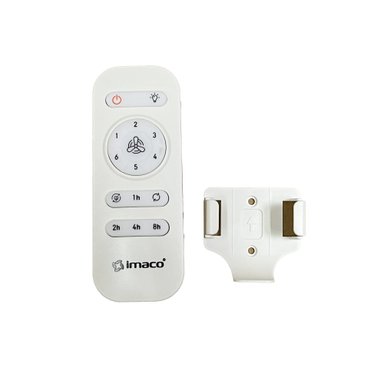 VENTILADOR DECORATIVO DE TECHO 52' C/LUZ / CTRL REMOTO TIMER 8H IMACO CF5235DC - 4