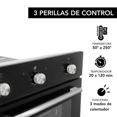 HORNO EMPOTRABLE ELÉCTRICO 65 LT HEE6512 IMACO - 5