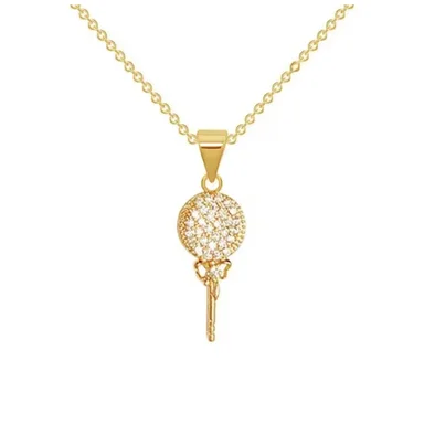 COLLAR LLAVE DEL EXITO- BAÑADO EN ORO - 2