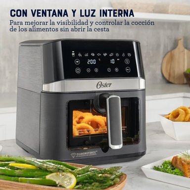 FREIDORA DE AIRE DIGITAL OSTER 6L 10PROGRAMAS AUTOMÁTICOS CKSTAF60WDDF - 5