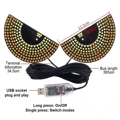 PANEL LUZ LED OJOS SANCI SC-L5400 - 3