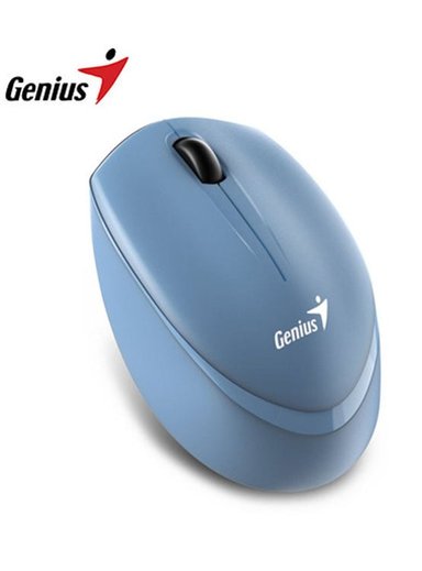 MOUSE GENIUS NX-7009 WIRELESS BLUEEYE ERGONOMICO BLUE GREY (31030030401) - 1
