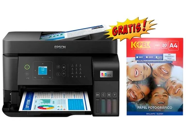 IMPRESORA MULTIFUNCIONAL EPSON ECOTANK L5590, IMPRIME/ESCANEA/COPIA/FAX/USB/LAN/WI-FI - 1