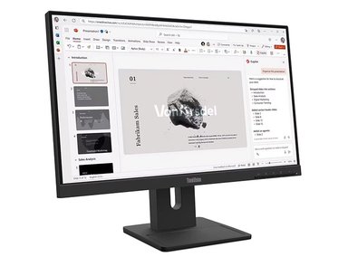MONITOR LENOVO THINKVISION E22-40, 21.5' 1920X1080 WLED IPS, HDMI/DP/VGA COLOR RAVEN BLACK - 2