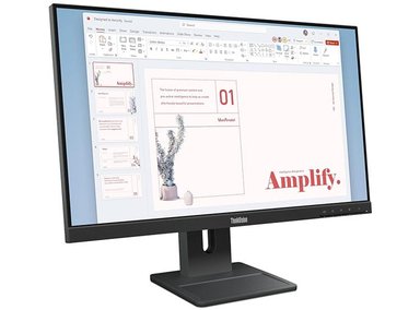 MONITOR PLANO LENOVO THINKVISION E24-40, 23.8' WLED FHD IPS/HDMI/DP/VGA/PARLANTES (2WX2) - 2