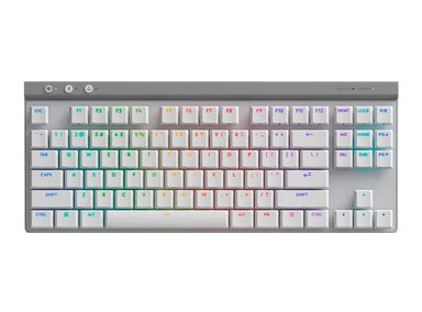 TECLADO LOGITECH G515 TKL LIGHTSPEED/BT LIGHTSYNC RGB WHITE (920-012535) - 1