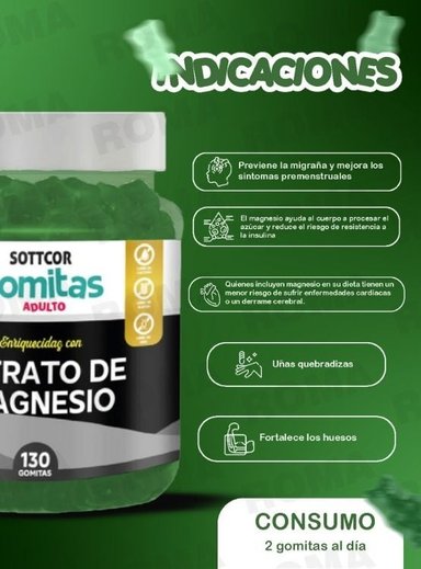 PACK 2 GOMITAS OMEGA 3 NIÑOS + CITRATO DE MAGNESIO ADULTO 260 UND - 3